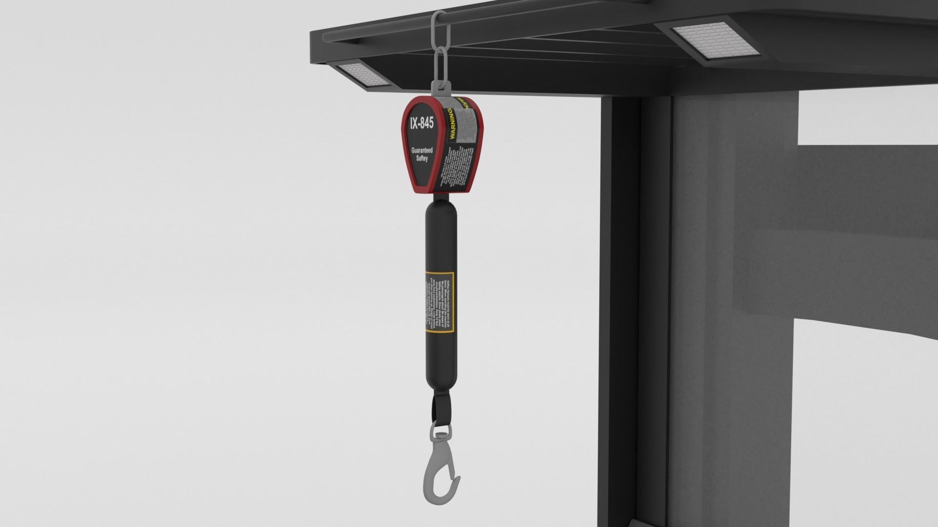 Order Picker Warehouse Forklift Low-poly 3D model_9