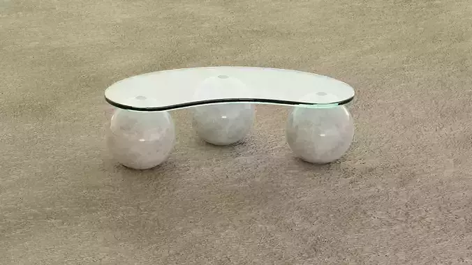 3 Balls Table 3D model