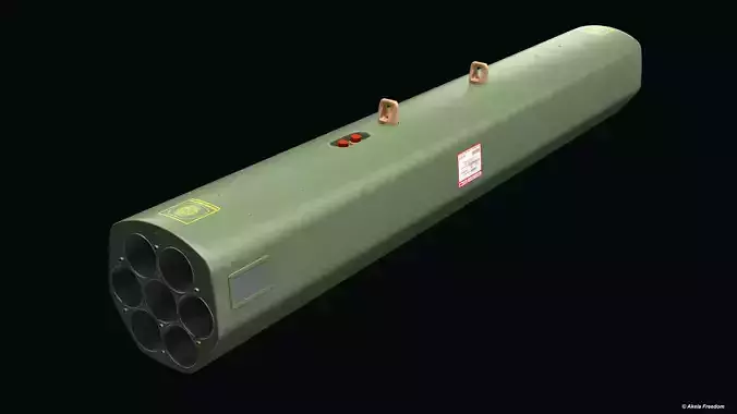 FZ220 Rocket Launcher 3D model