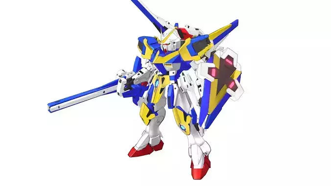 V2Gundam-Assault-Buster gundam 3D model