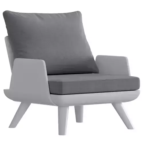 Myyour SAMURAI garden armchair with 2 materials