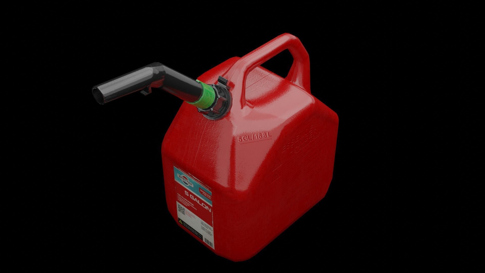 Jerry Can 3D model_7