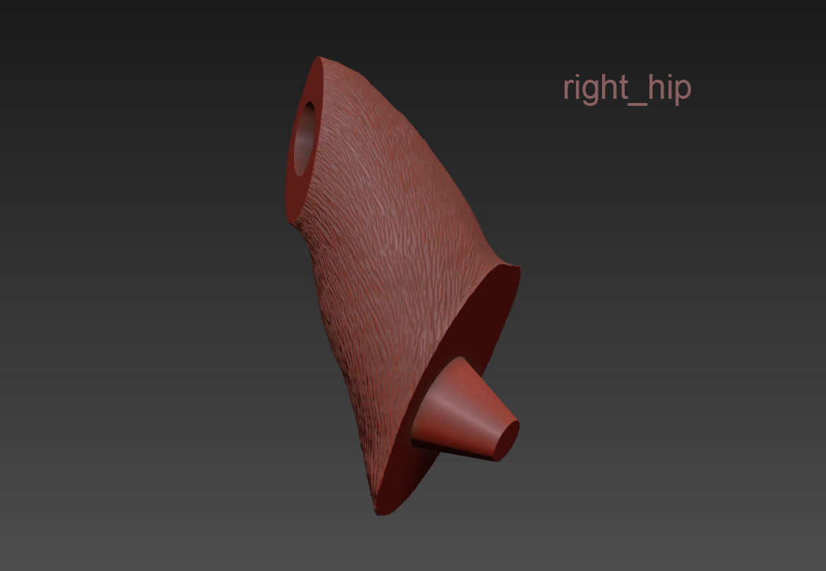 The Monkey Lamp Hanging Right Version Low and High poly  Low-poly 3D model_18