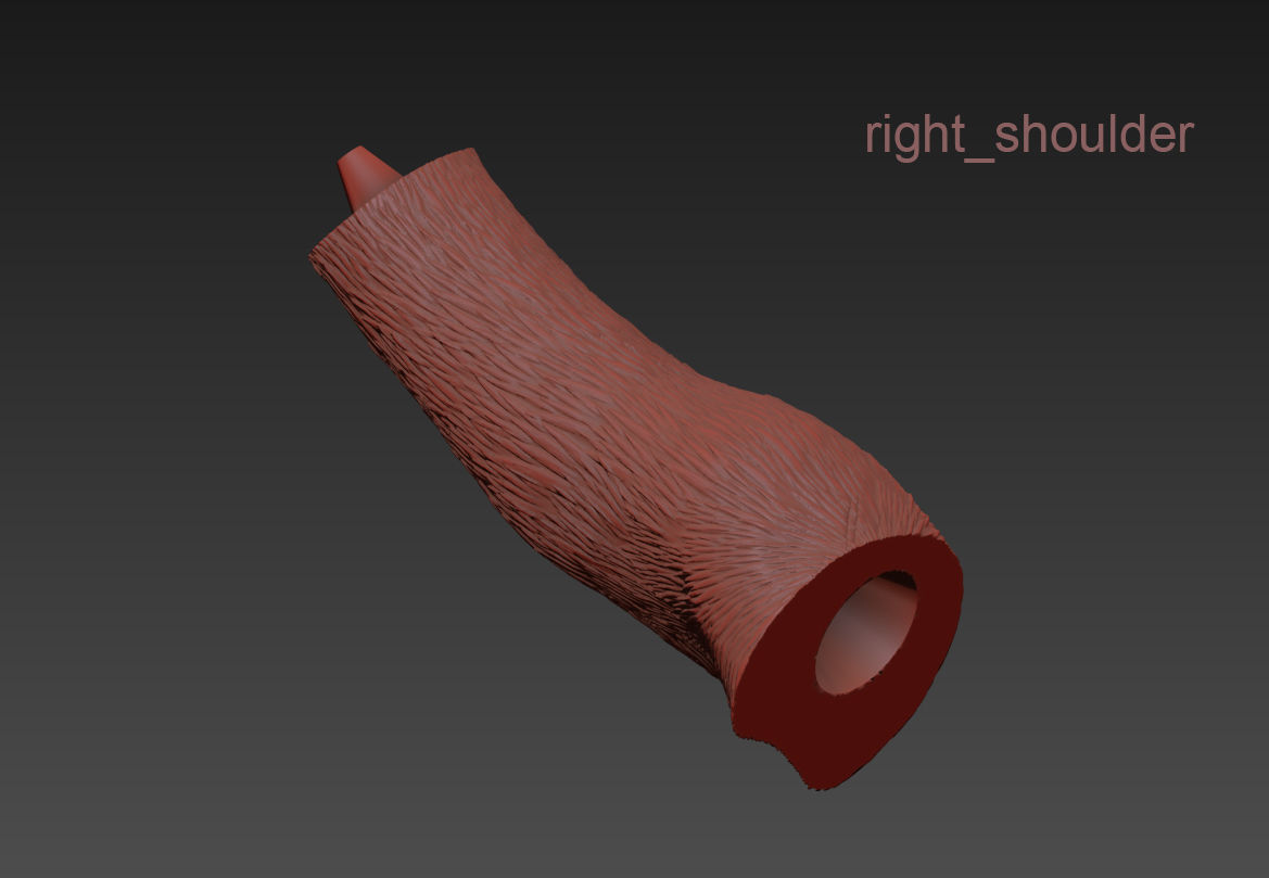 The Monkey Lamp Hanging Right Version Low and High poly  Low-poly 3D model_20