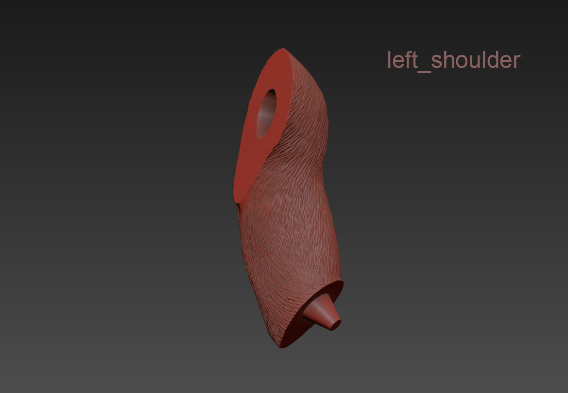 The Monkey Lamp Hanging Right Version Low and High poly  Low-poly 3D model_14