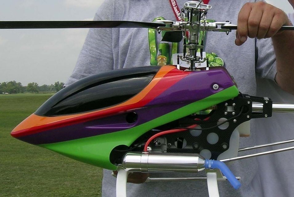 Raptor 30 50 rotor head machined billet Free 3D model_1