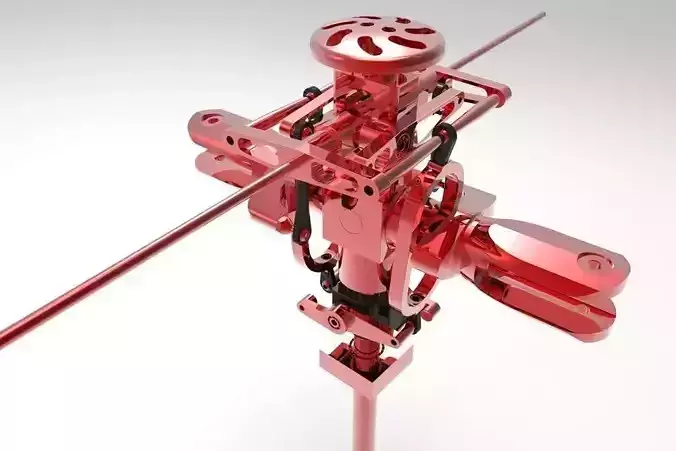 Raptor 30 50 rotor head machined billet