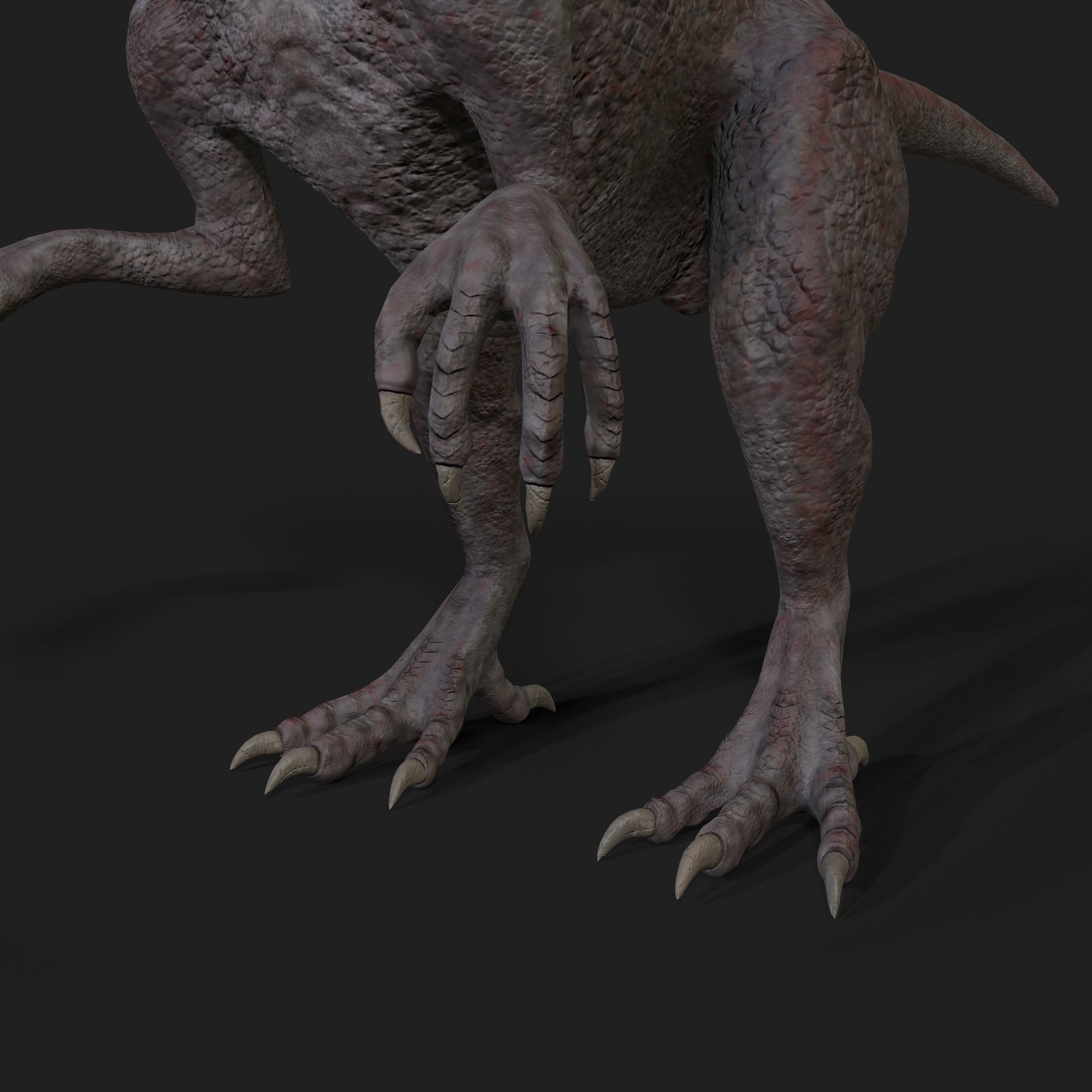 Dinosaurs Velociraptor Hybrid 3D model 3D model_4