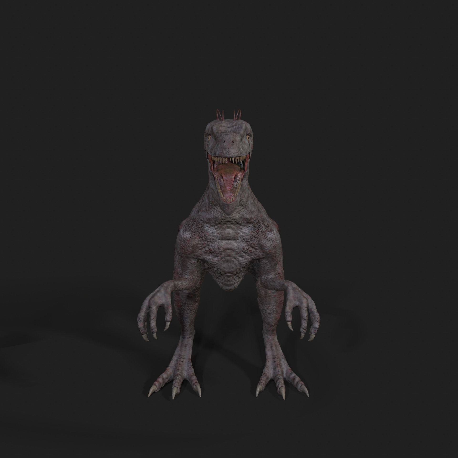 Dinosaurs Velociraptor Hybrid 3D model 3D model_7