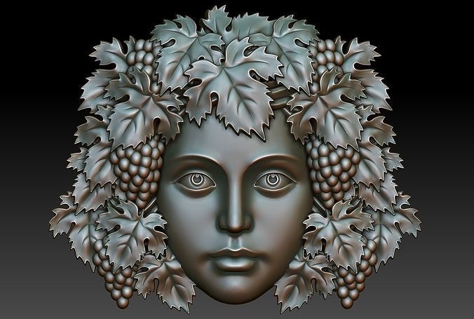 Greenlady 3 bronze statue of woman 3D print model