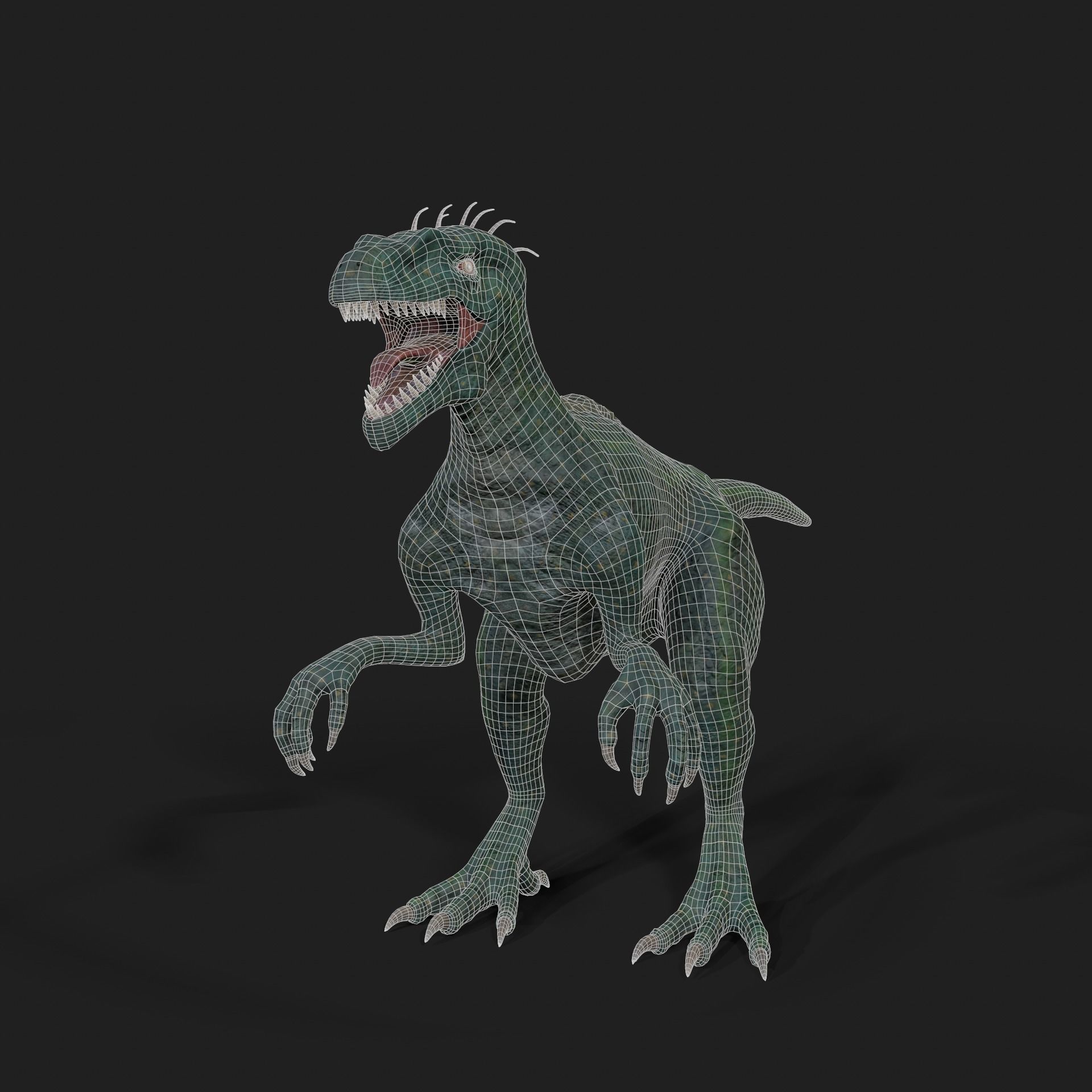 Dinosaurs Velociraptor Hybrid 3D model 3D model_10