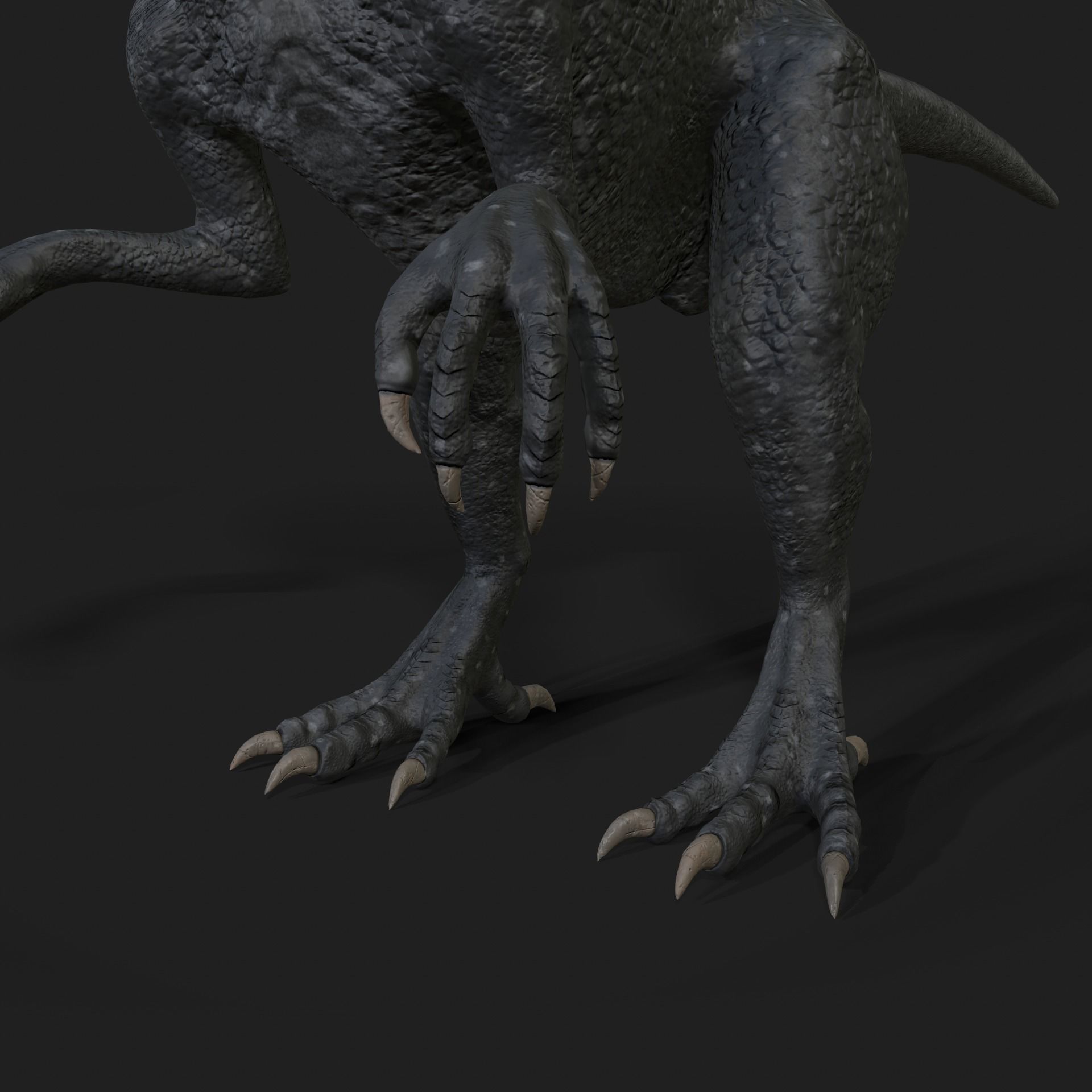 Dinosaurs Velociraptor Hybrid 3D model 3D model_7