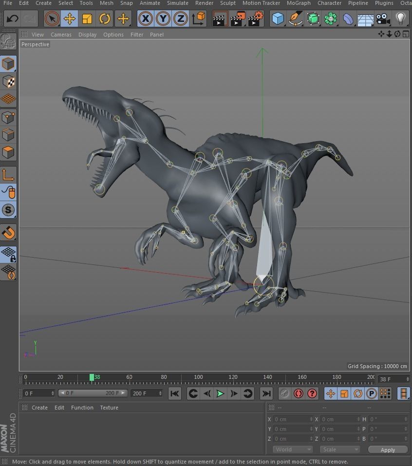 Dinosaurs Velociraptor Hybrid 3D model 3D model_18