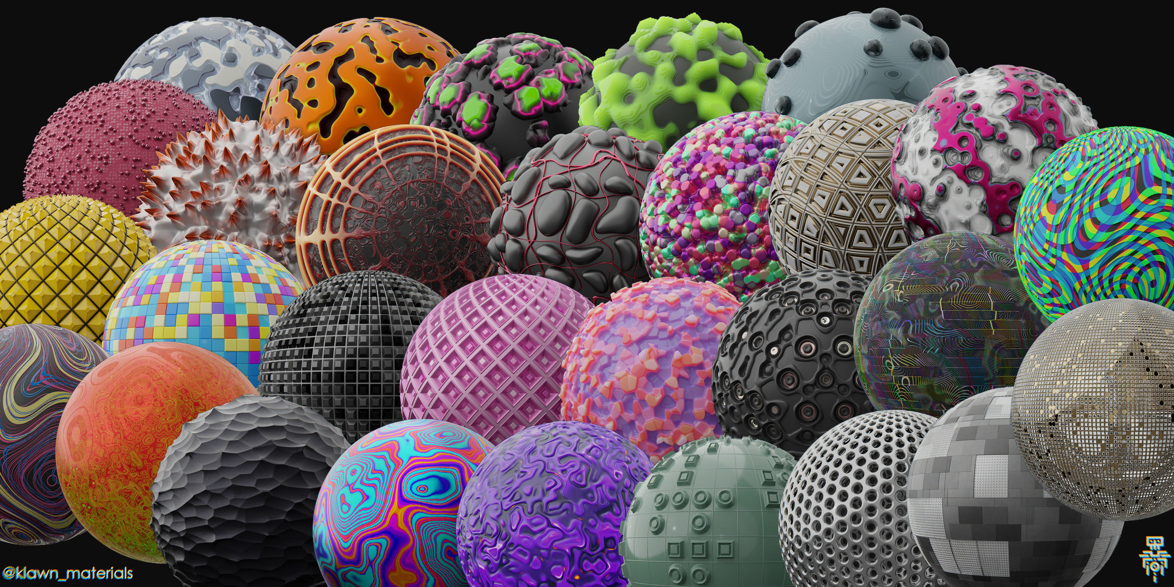 30 Procedural Art Shaders V1 for Blender Texture