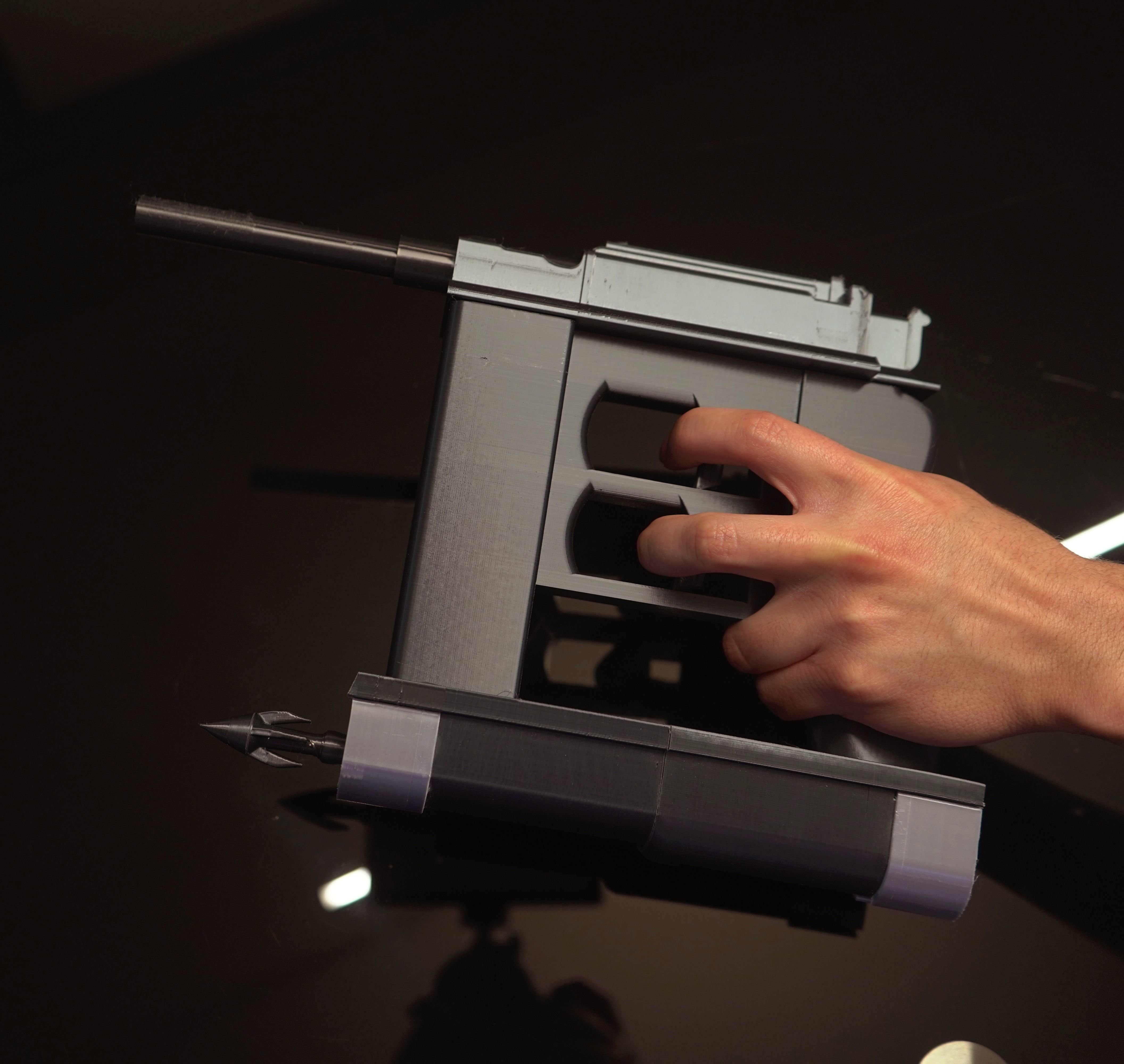 Attack On Titan Cosplay ODM Gear Grapple Gun STL 3DMG 3D print model_3