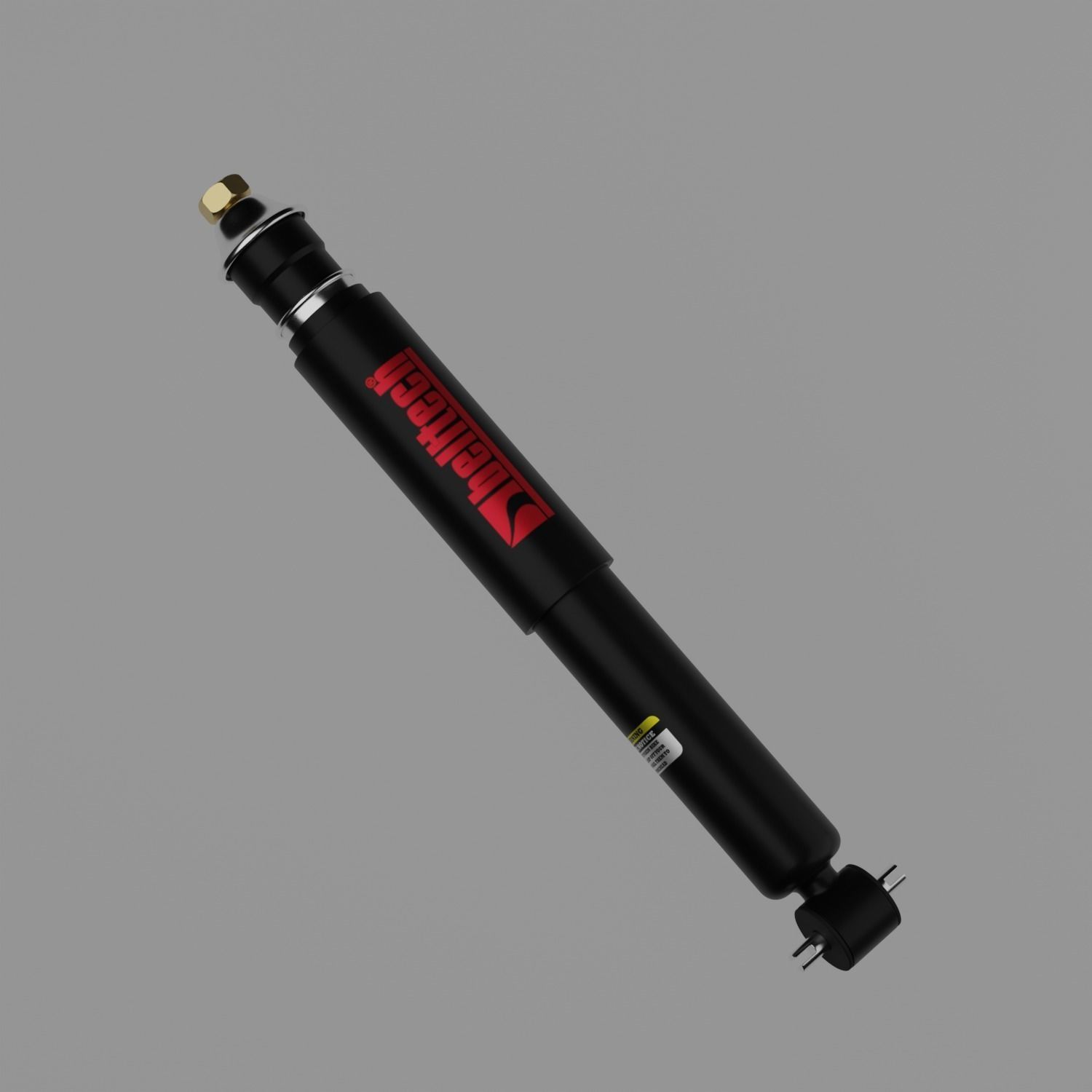 Bike suspension shocks Low-poly 3D model_1