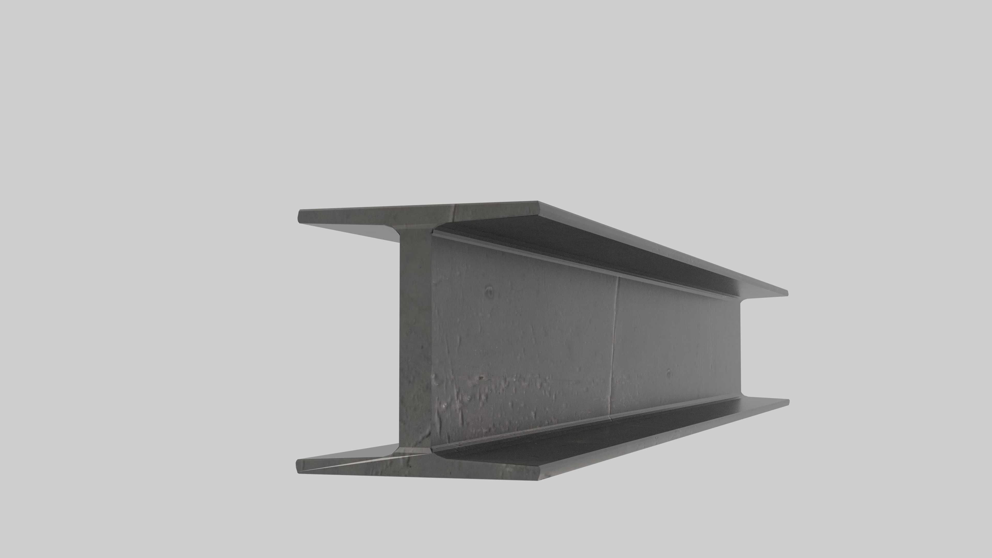 Metal Beam Free low-poly 3D model_2