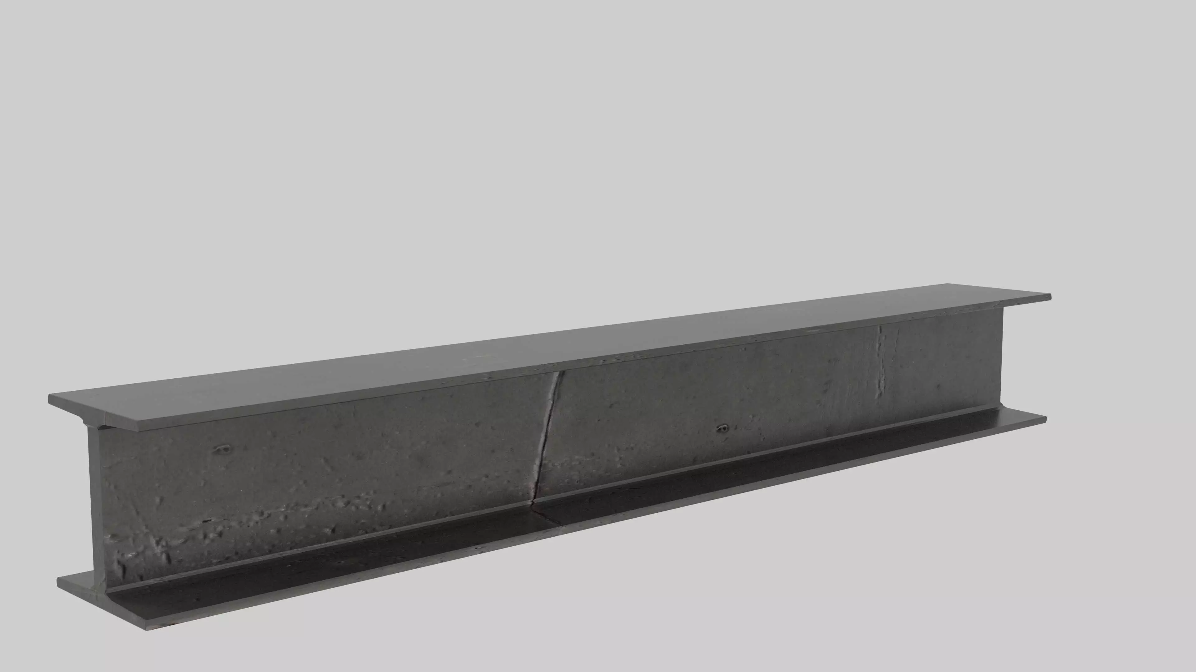 Metal Beam Free low-poly 3D model_0