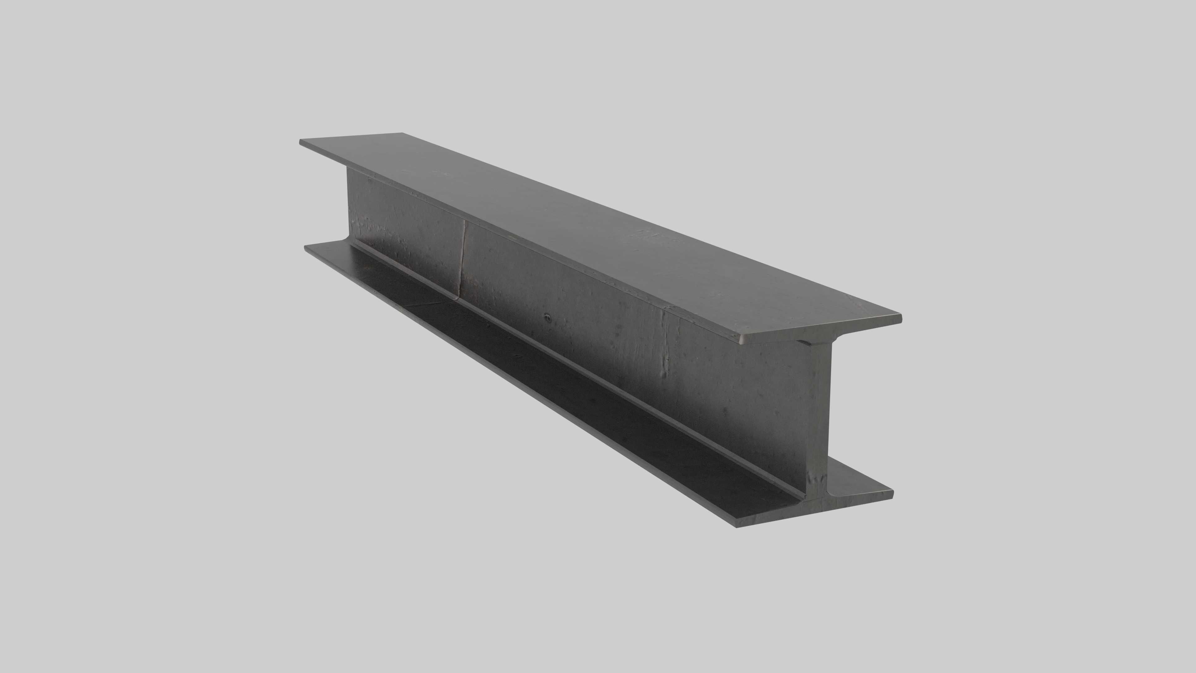 Metal Beam Free low-poly 3D model_4