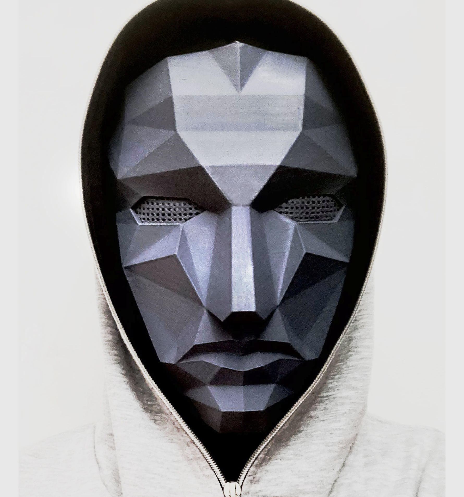 Squid Game Mask polygon Front Mask Cosplay 3D model 3D printable