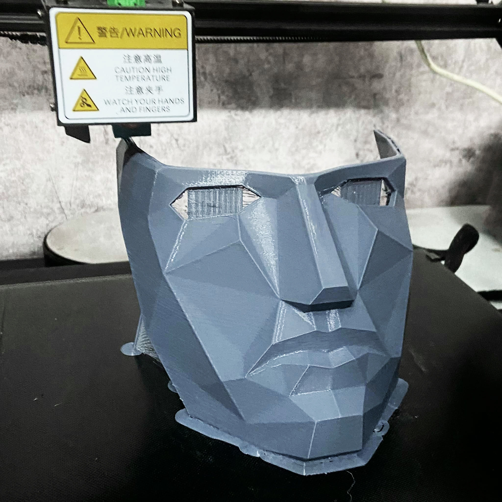 Squid Game Mask - polygon Front Mask  Cosplay 3D print model_4