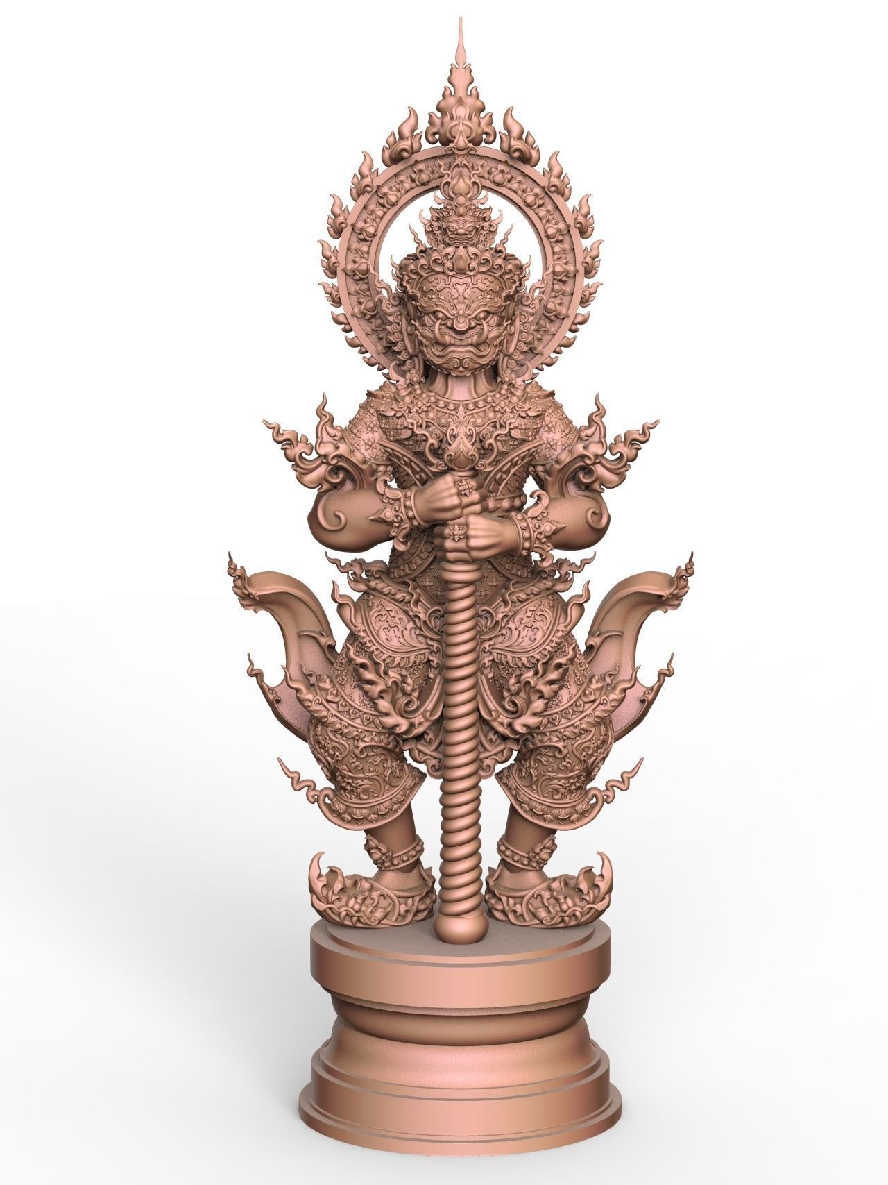 Tao Wessuwan Vol-04 Thai Art for 3D print model 3D print model 3D print model_1