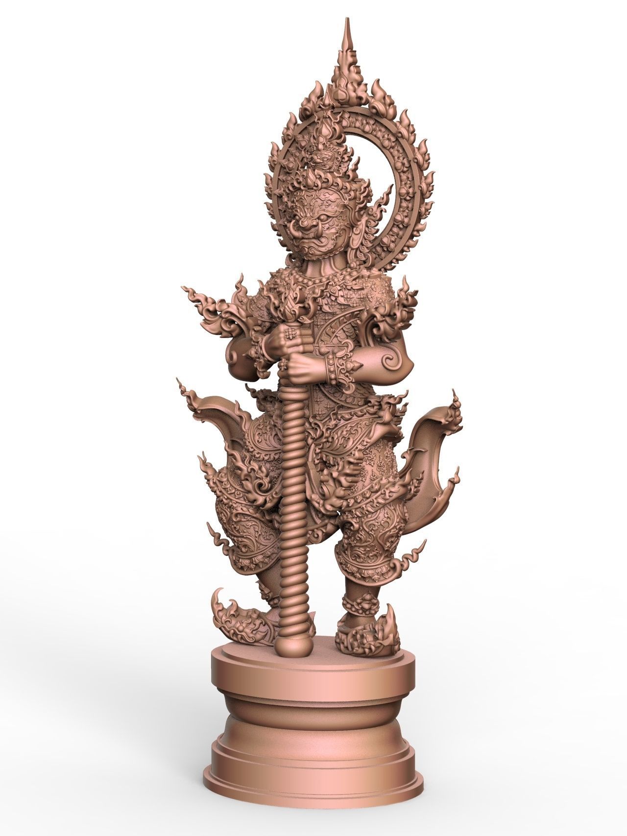 Tao Wessuwan Vol-04 Thai Art for 3D print model 3D print model 3D print model_2