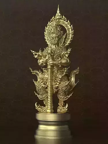 Tao Wessuwan Vol-04 Thai Art for 3D print model 3D print model 3D print model