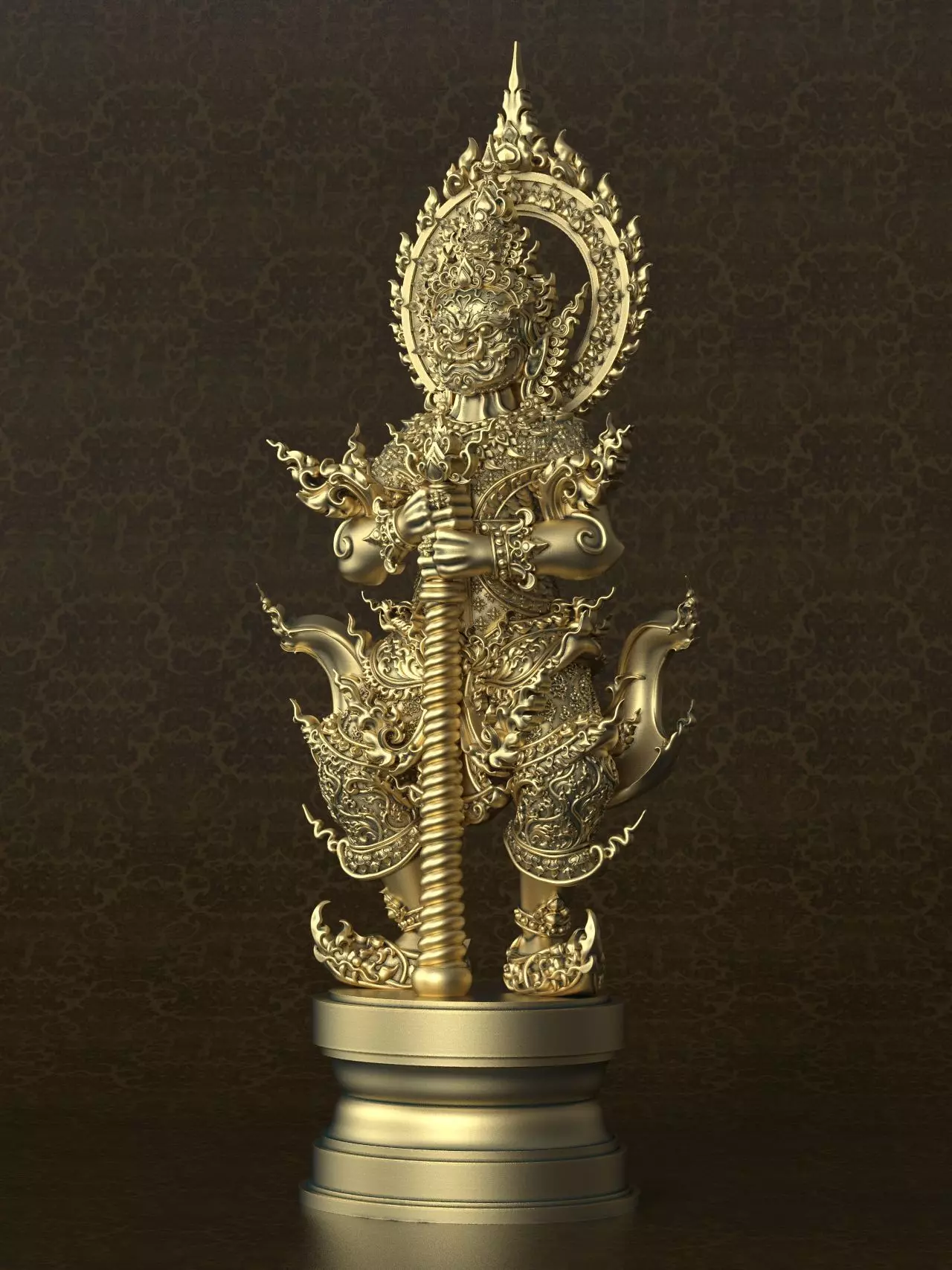 Tao Wessuwan Vol-04 Thai Art for 3D print model 3D print model 3D print model_0