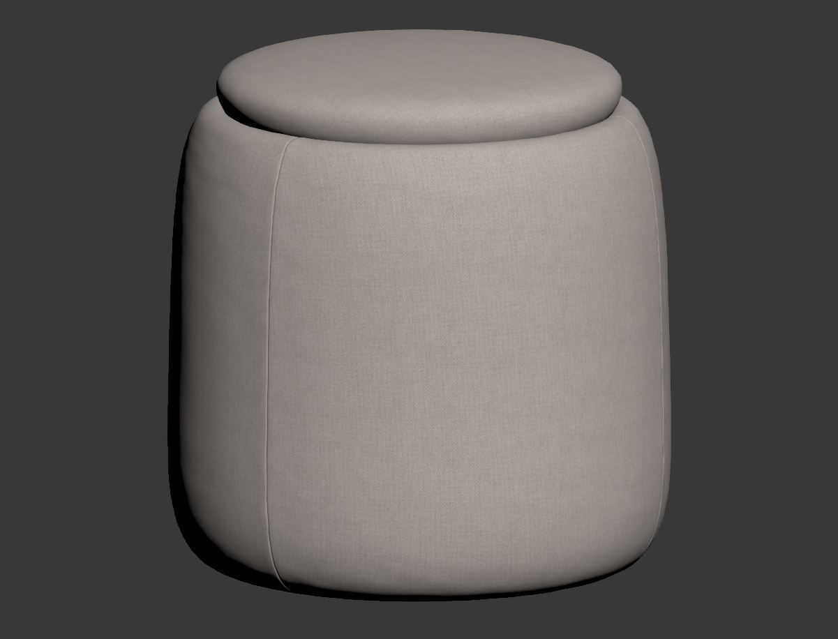 Dodd Storage Ottomans set 3D model_11