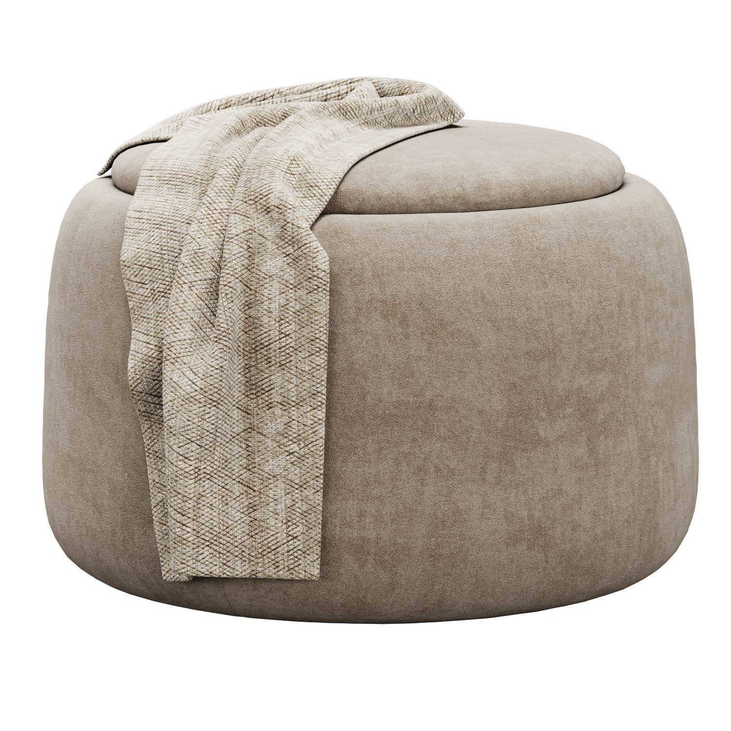 Dodd Storage Ottomans set 3D model_8