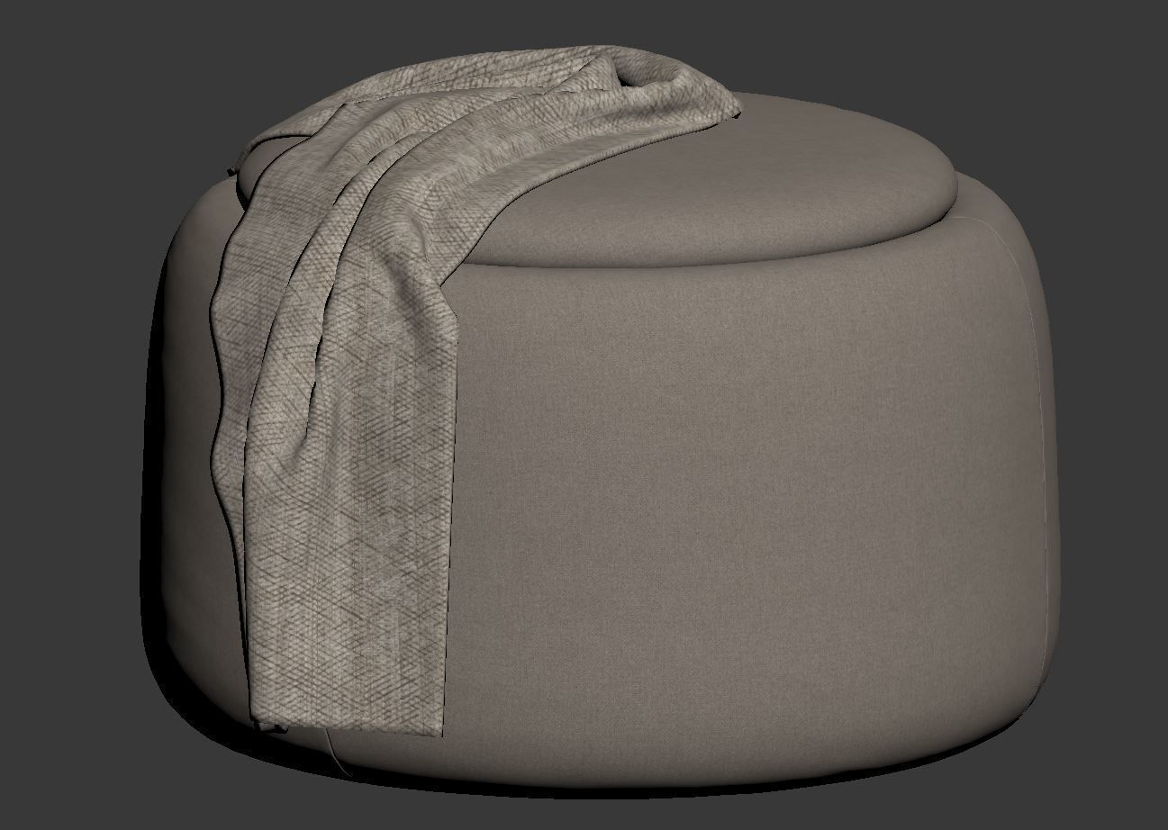 Dodd Storage Ottomans set 3D model_13