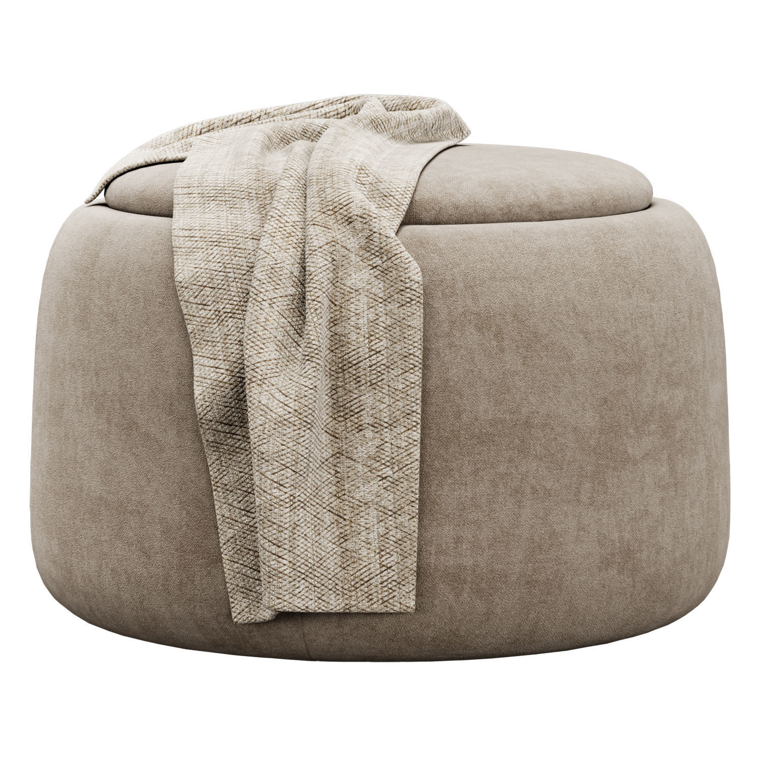 Dodd Storage Ottomans set 3D model_5