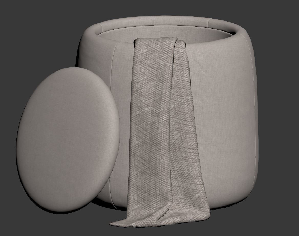 Dodd Storage Ottomans set 3D model_9