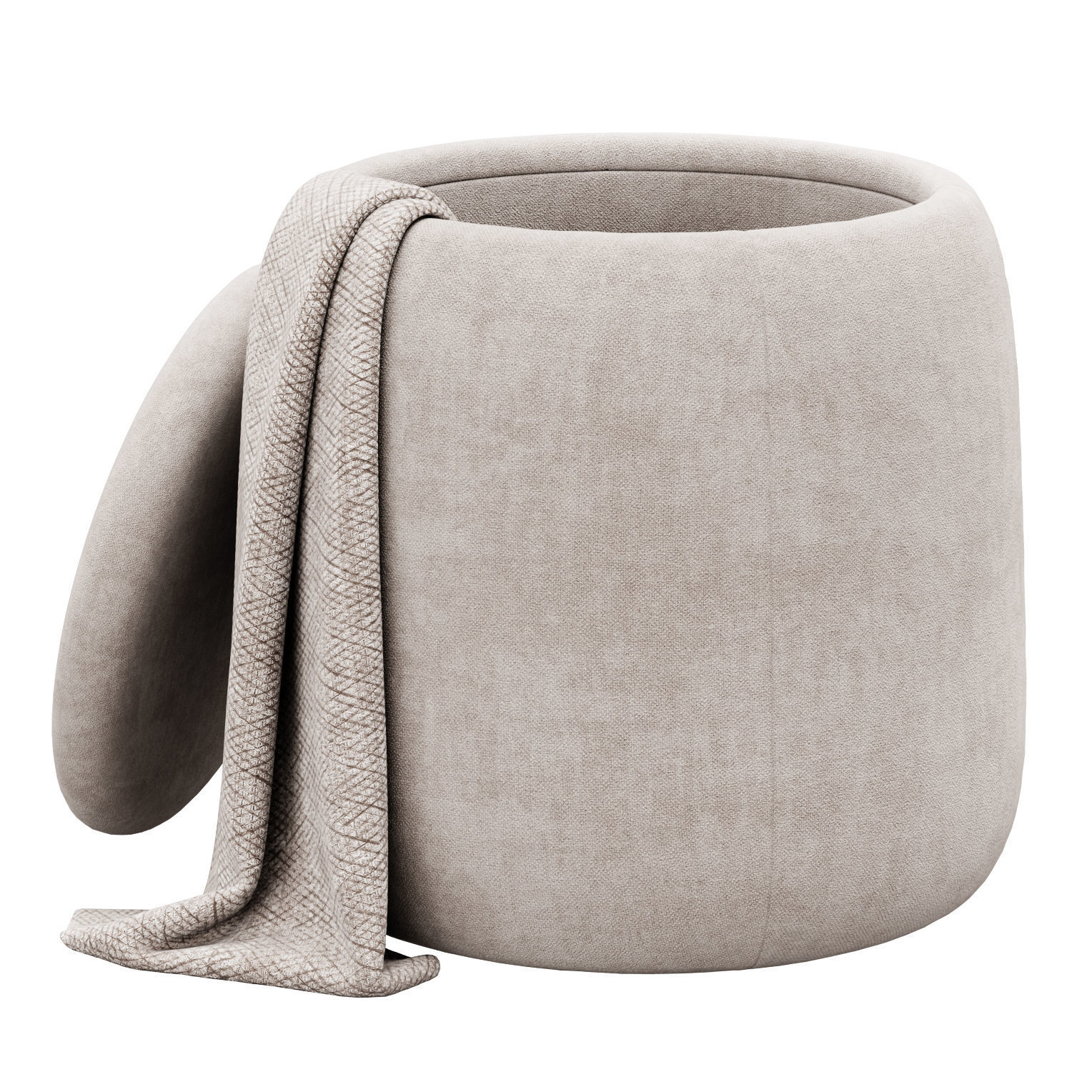 Dodd Storage Ottomans set 3D model_6