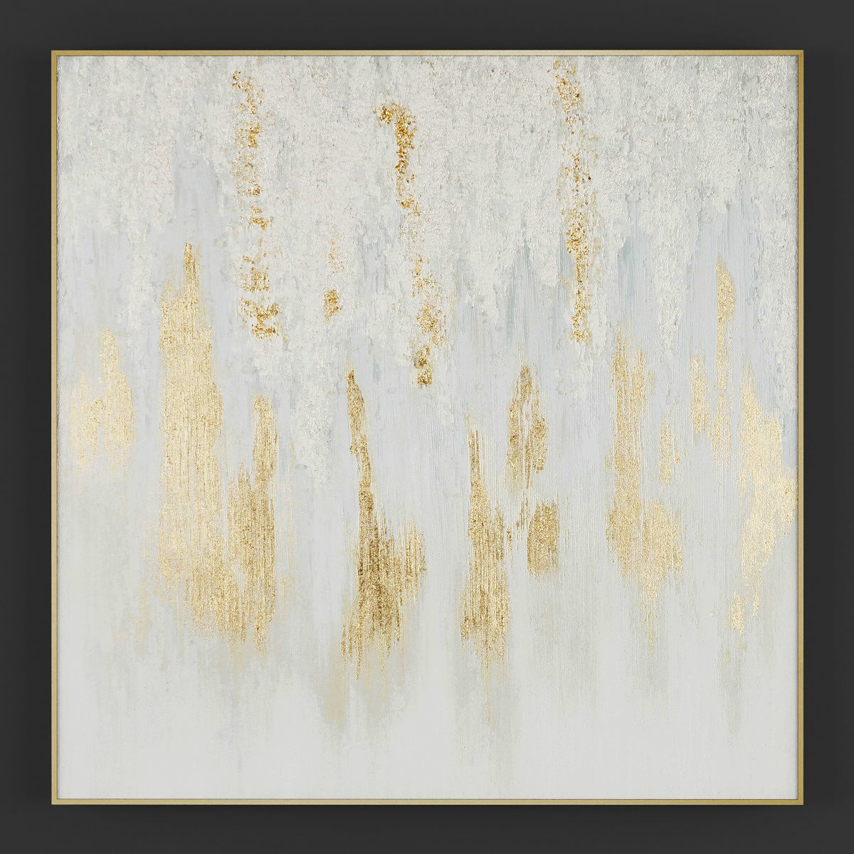 Pictures234 abstract painting gold 3D model_1
