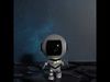 Astronaut on deserted planet Low-poly 3D model_1