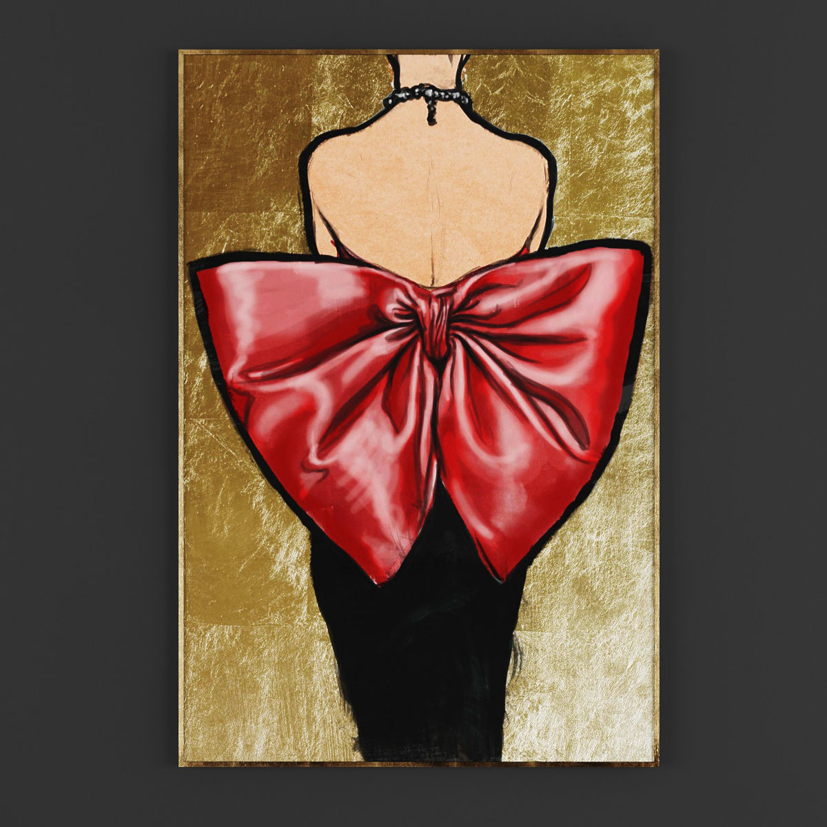 Pictures248 woman in coat art 3D model_2