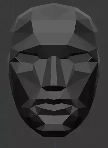 Squid Game Front Man Mask 3D print model Squid Game Front Man Mask 3D print model