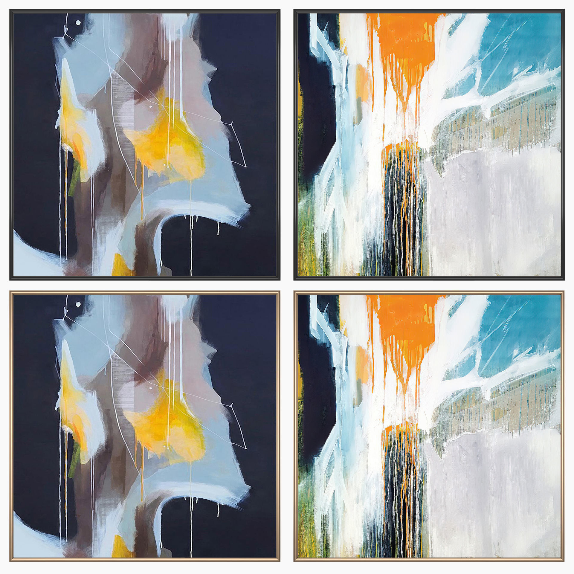 Wall Art Set 3733 3D model_1