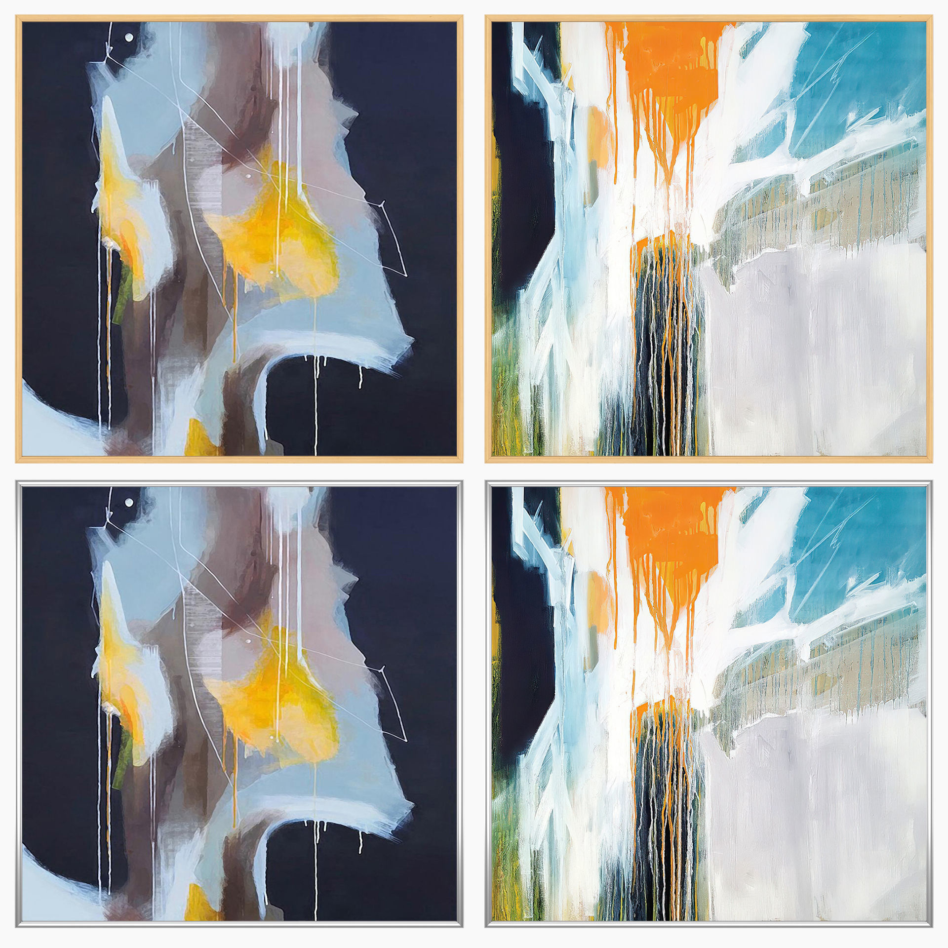 Wall Art Set 3733 3D model_2