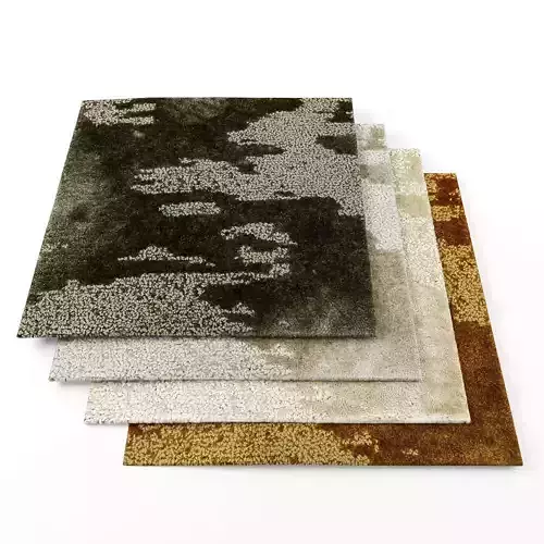 Rugs-1188 four different rugs 3D model