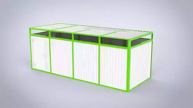 Modular building 15m2 3D model