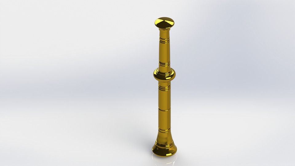 Mortar and Pestle Free 3D model_2