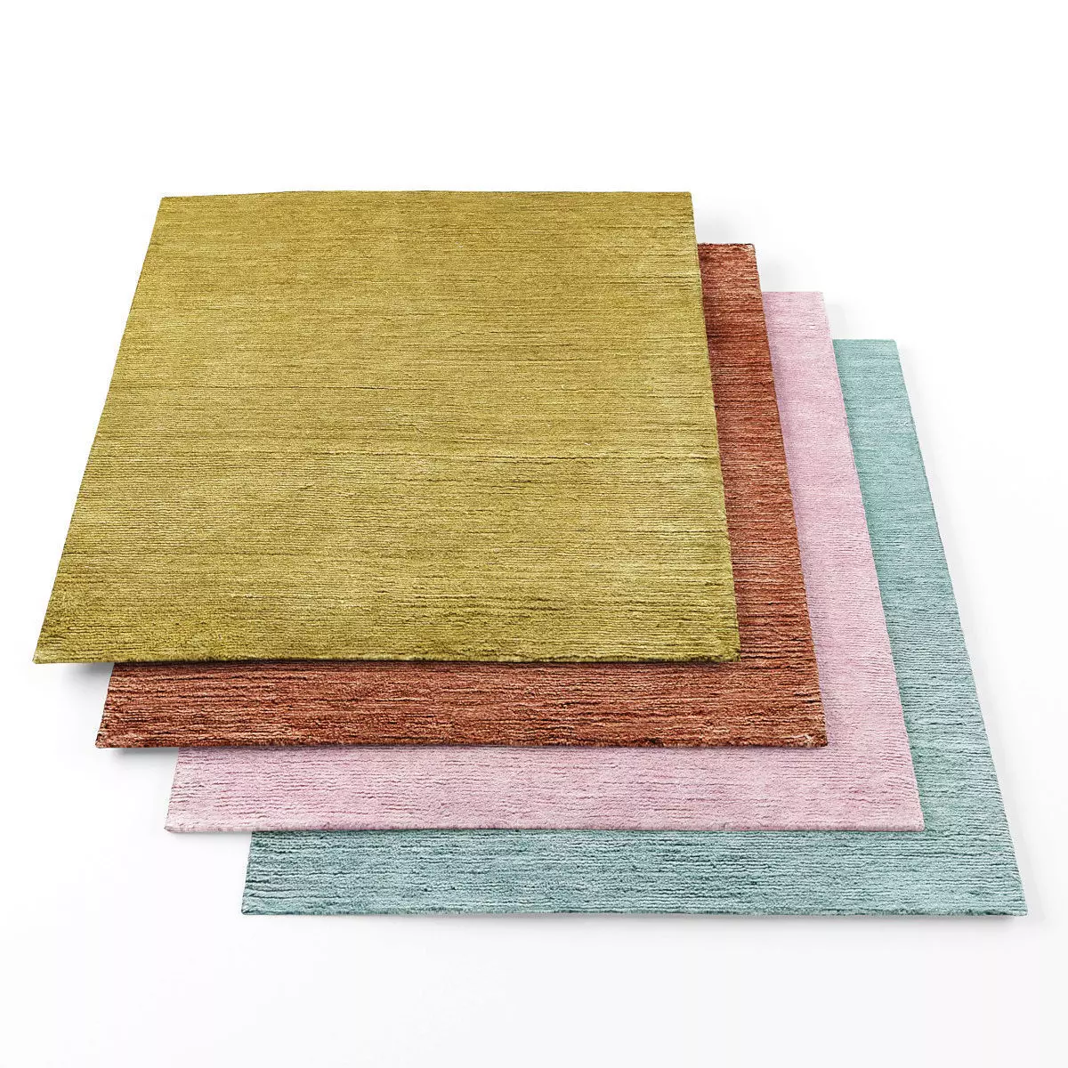 Rugs-1200 three different colored rugs 3D model_0