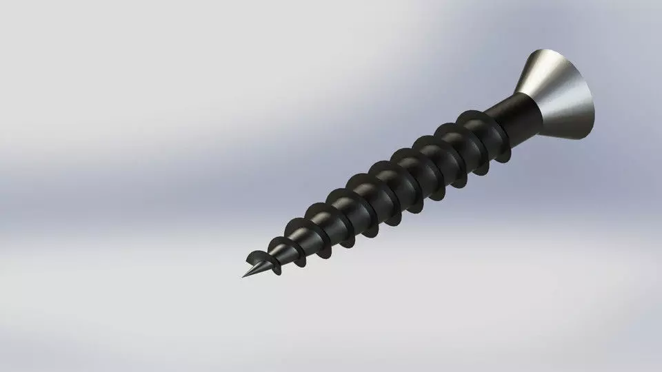 Screw Free 3D model_0