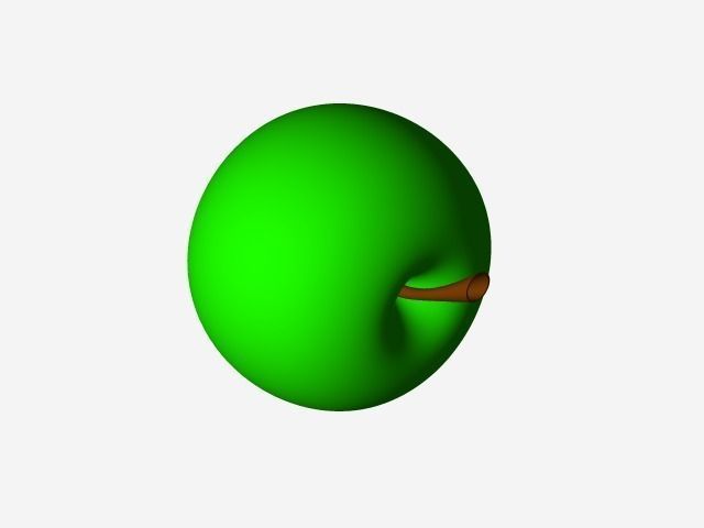 Apple Free 3D model_5