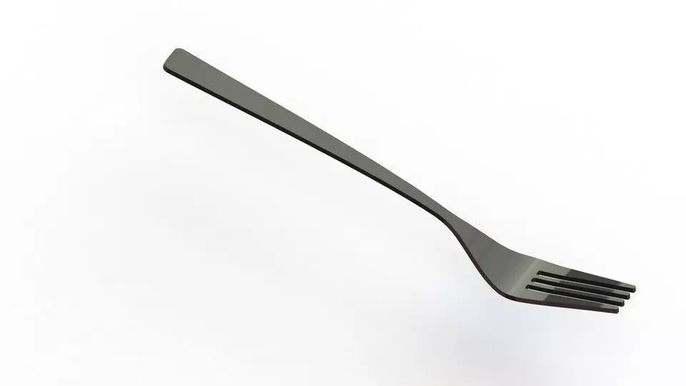 Fork Free 3D model_0