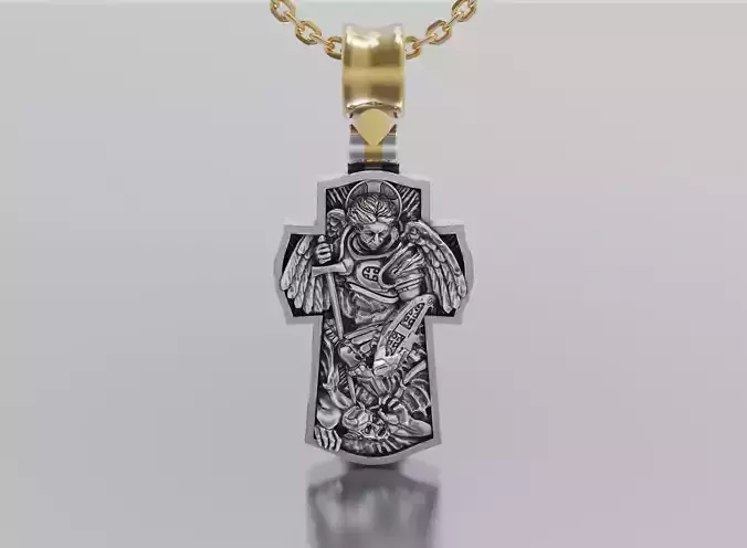 Saint Archangel Michael cross 
