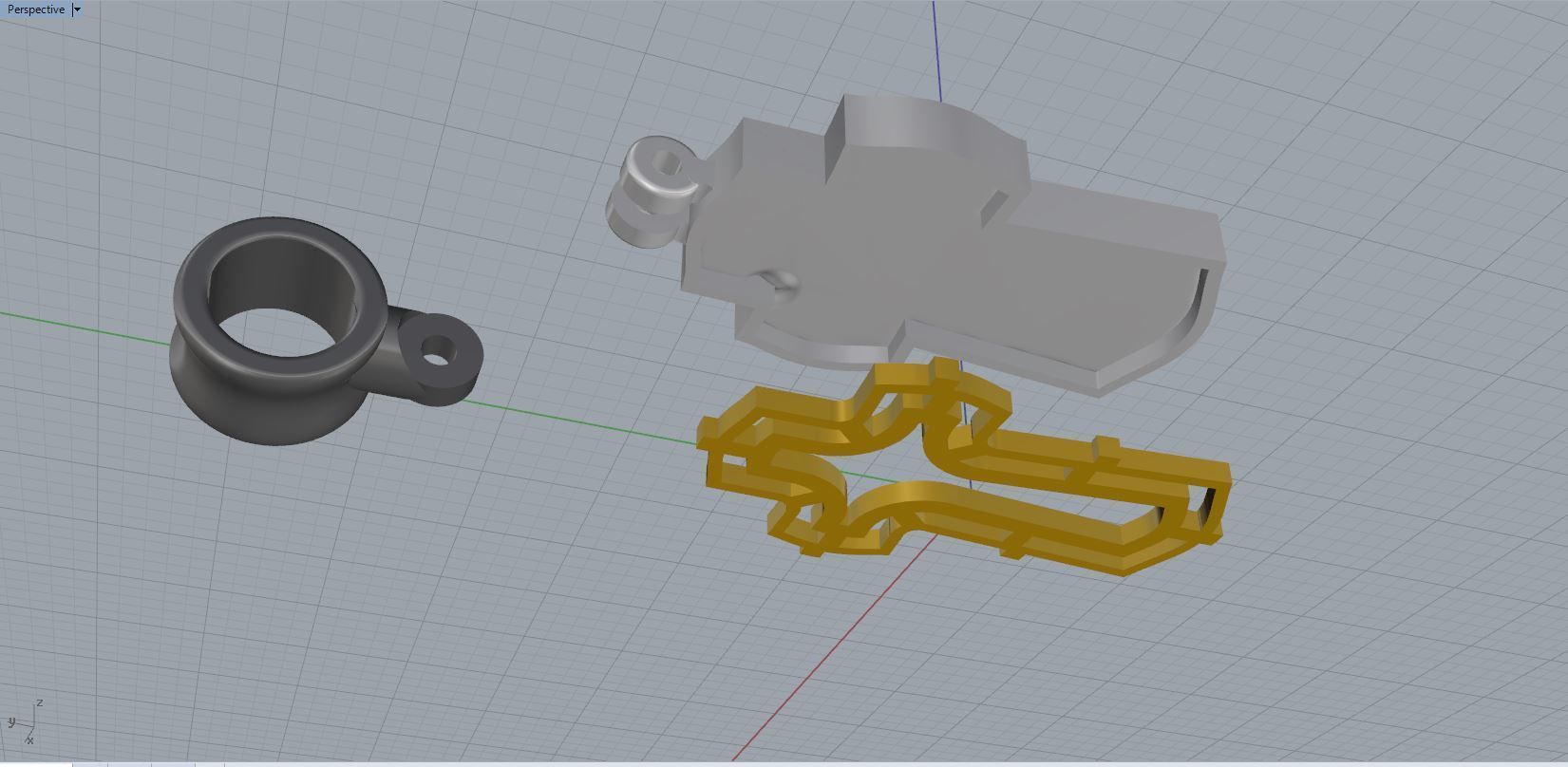 Saint Archangel Michael cross  3D print model_3